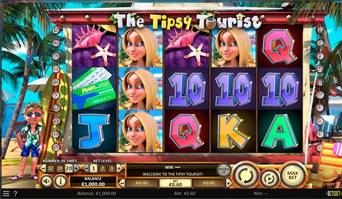 Игровой автомат The Tipsy Tourist. 